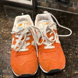New Balance Kids' Vibrant Orange Sneakers